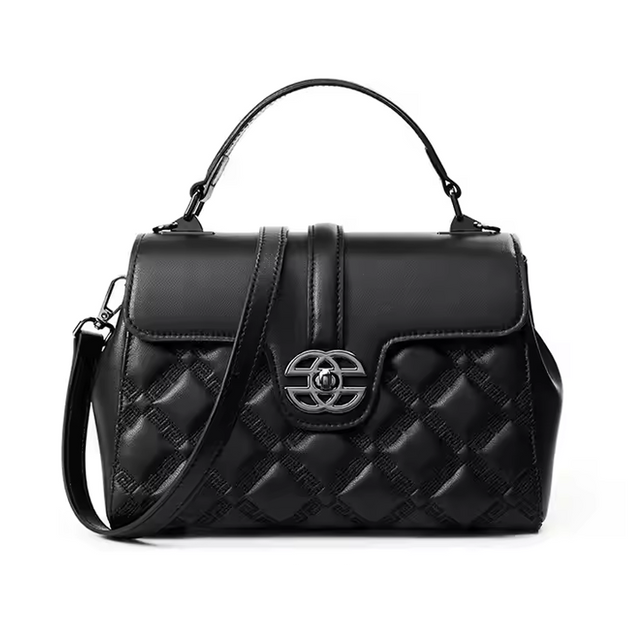 Custom Wholesale 2025 High-end New commutering Genuine Leather Women's Bag Large Capacity Mom Messenger Bag Handbag