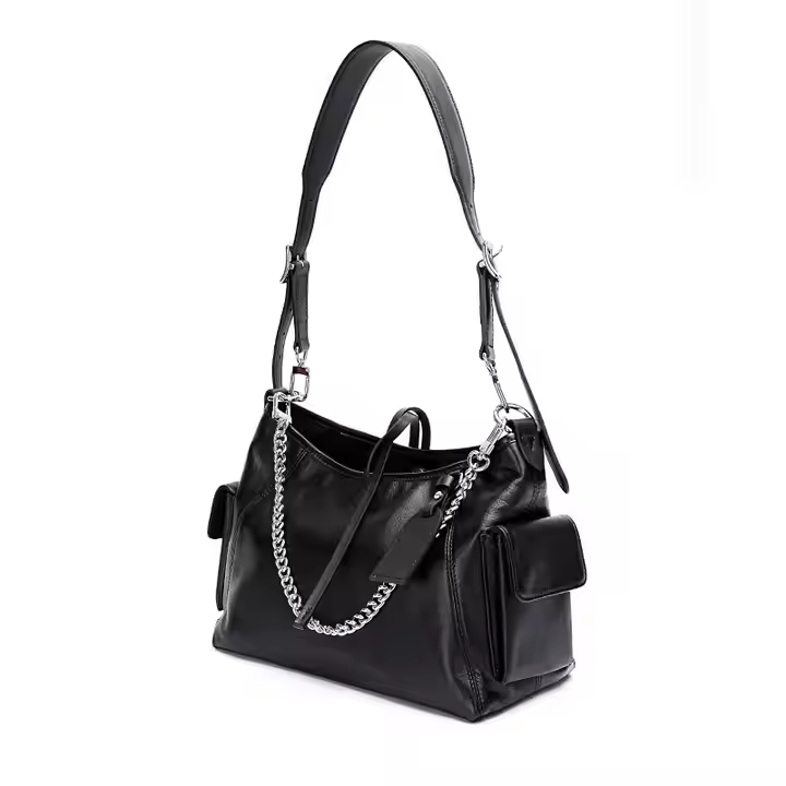 Customizable detachable shoulder strap genuine leather women's handbags used in daily life
