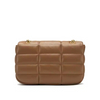 Factory custom top selling real leather bags linen suit luxury imitation bag with metal buckle