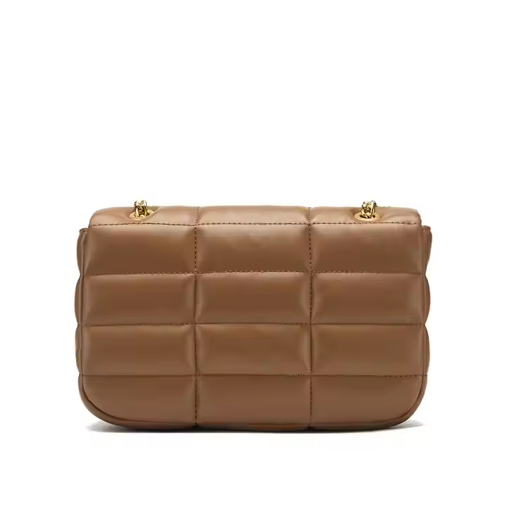 Factory custom top selling real leather bags linen suit luxury imitation bag with metal buckle