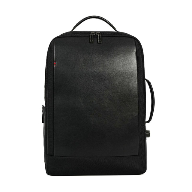 Custom Multifunction Genuine Leather Backpack Waterproof Laptop Backpack For Men