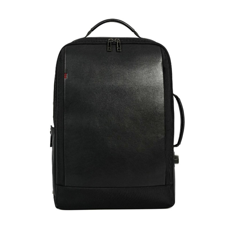 Custom Multifunction Genuine Leather Backpack Waterproof Laptop Backpack For Men