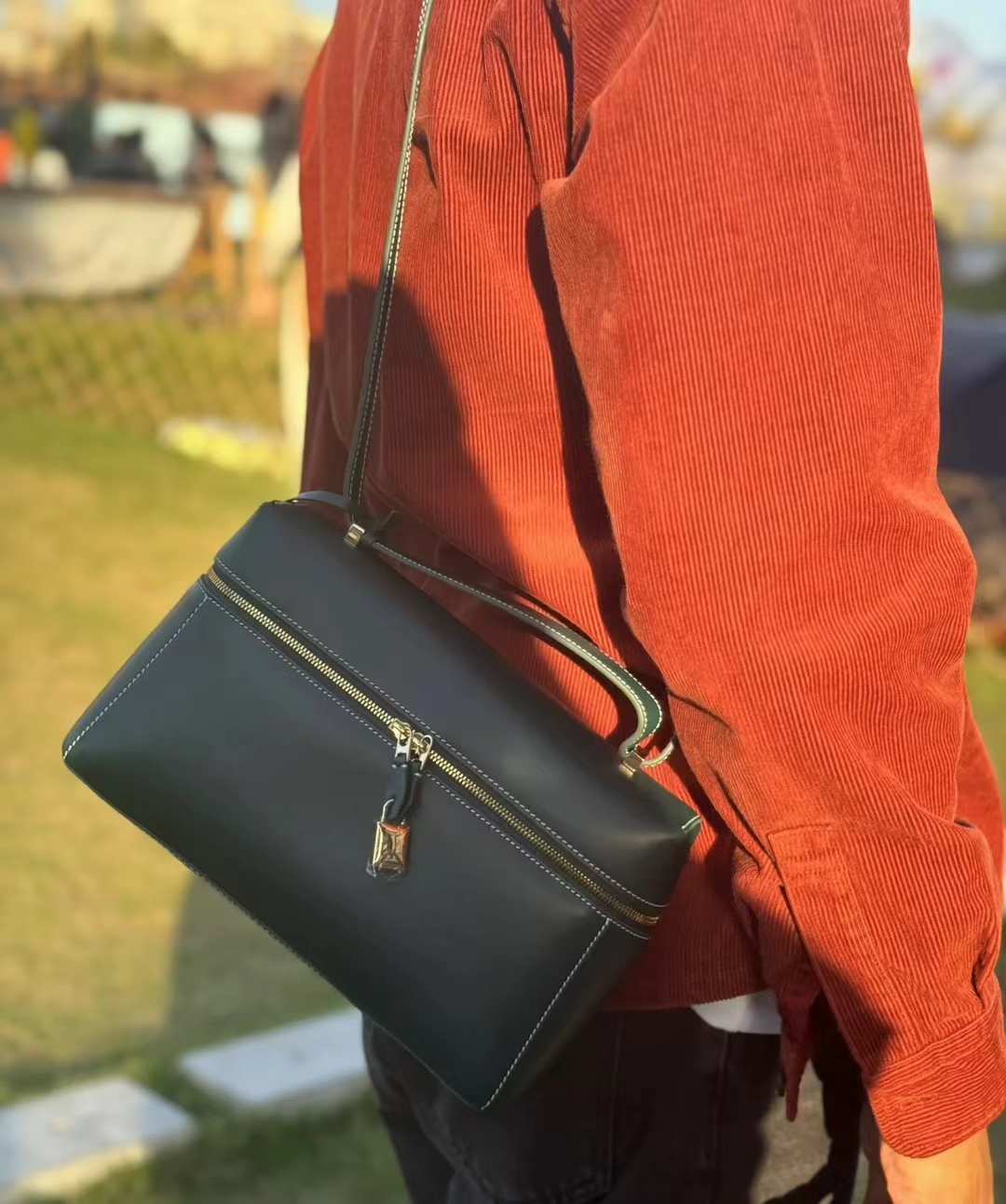 Factory Directly Genuine Leather Extra Pocket Bag Fashion Cross-body Bag For Women