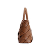 Personalized Genuine Leather Handmade Woven Handbag From China Supplier