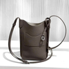 Calfskin Bale Phone Case Lychee Pattern Pocket Bag