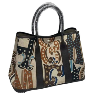 Graffiti Canvas Patchwork Tote Bag Single-Shoulder Crossbody Handbag