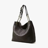 Large Parachute Bag Quality Leather Chain Big Tote Women