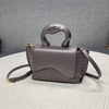 Crafted Sheep Leather Woven Crossbody Bag