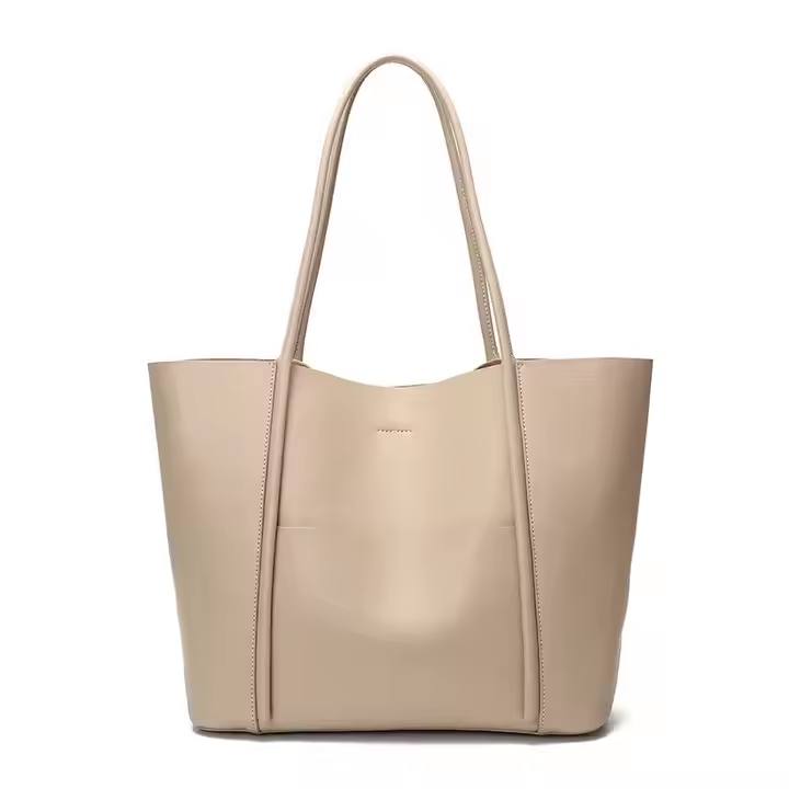 2025 New Large Capacity Genuine Leather Women's Tote Bag Summer Handbag Large Bag Cowhide Work Commuting Shoulder Bag
