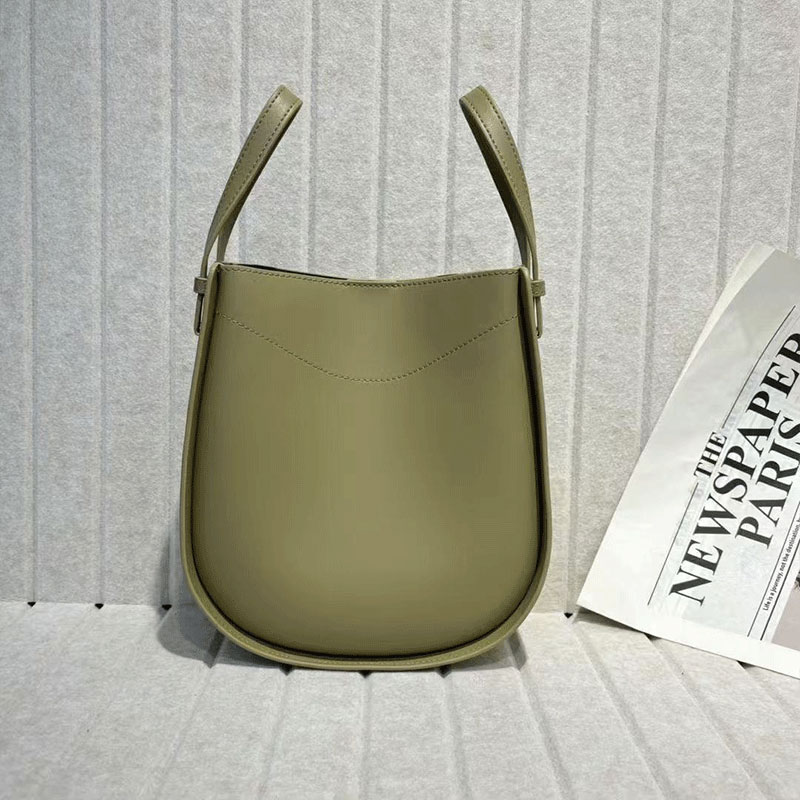 Artisan Cowhide Leather Hammock Slice Tote Bag