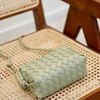 Designer Cowskin Leather Shoulder Bag Avenue Loop Crossbody Bag