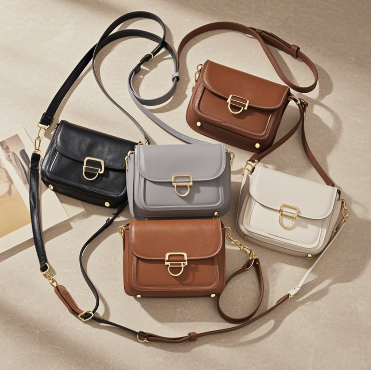 Casual Genuine Leather Satchel Bags for Ladies Custom from China manufacturer