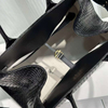 Luxurious Crocodile Texture Solid Black Purse Female Handbag