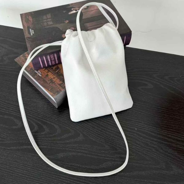 Origami Sling Pouch Soft Genuine Leather Crossbody Bag
