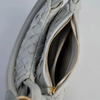 Half Moon Women's Handbag Woven Leather Designer Saddle Bag 