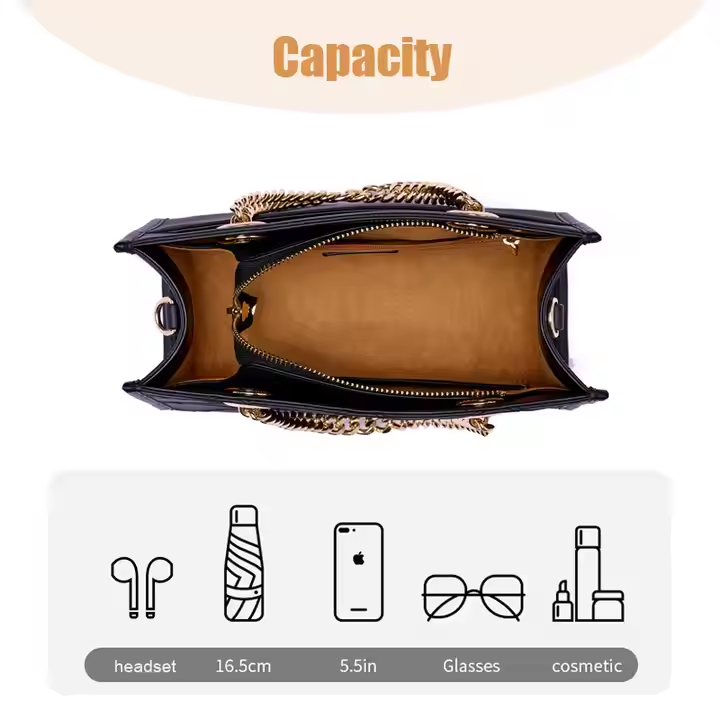 Custom wholesale genuine cowhide low-key high-end essential women shoulder bucket bag for daily commuting