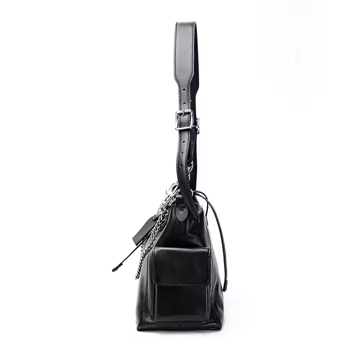 Customizable detachable shoulder strap genuine leather women's handbags used in daily life
