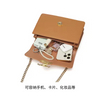 Wholesale China Designer 2025 Fashion Leather Brown Saddle Bag Purse