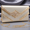 Custom Luxury Gold Wedding Clutch Bags for Women