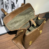 Briefcase Woman 100% Genuine Leather Backpack Tote Bag