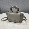 Crafted Sheep Leather Woven Crossbody Bag