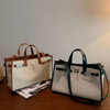 Custom Canvas Buckle Large Tote Bags Handbags for Work