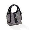 Custom Soft Leather Bag Niche Simple Handbag Female Style Two-color Versatile Commuting Middle-aged Mother Bucket Bag