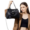 Custom 2025 New Design Tote Bag Large Capacity Smooth Calfskin Single Shoulder Handle Lock Commutering Underarm Bag