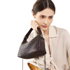 2025 New Niche Genuine Leather Woven Dumpling Bag Sheepskin Chain Messenger Bag Female Pillow Bag Handbag