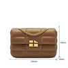 Factory custom top selling real leather bags linen suit luxury imitation bag with metal buckle