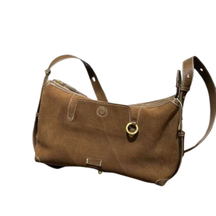 Suede Crossbody Bag Suede Shoulder Bags Trendy Crossbody Bag 