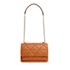 Brown Envelope Leather Fashion Cross Body Bags For Women