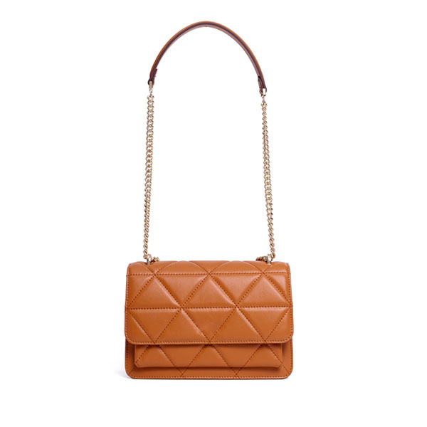 Brown Envelope Leather Fashion Cross Body Bags For Women