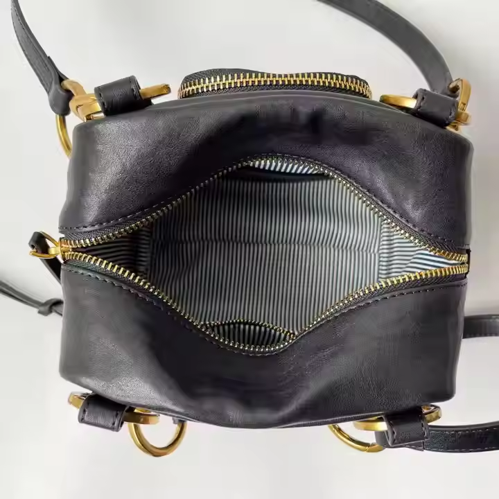 China factory customization multiple compartments leather cross-body bags for travel