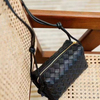 Fashionable Woven Mini Camera Shoulder Bag Luxury Casual Design