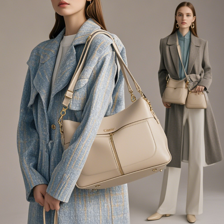 Casual Genuine Leather Satchel Bags for Ladies Custom from China manufacturer