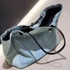 Custom Denim Large Capacity Women's Bag Shoulder Bag Commuter Tote Bag
