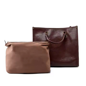 Customized wholesale real leather new large capacity ladies bag fashionable single shoulder pillow bag