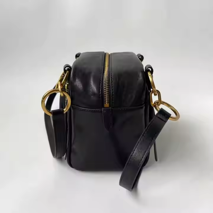 China factory customization multiple compartments leather cross-body bags for travel