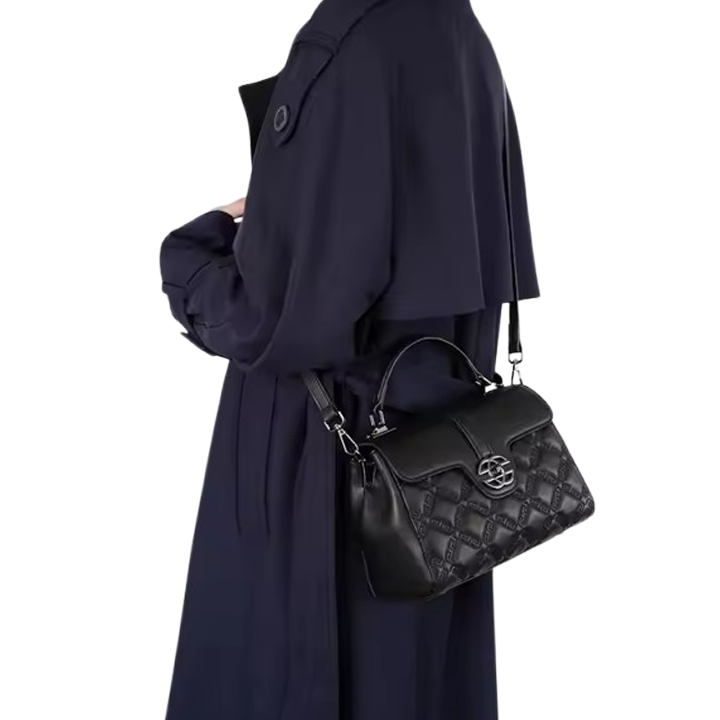 Custom Wholesale 2025 High-end New commutering Genuine Leather Women's Bag Large Capacity Mom Messenger Bag Handbag
