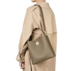 Custom 2025 New Bucket Bag Genuine Leather Women's Bag Single Shoulder Messenger Bag Large Capacity Handbag