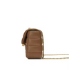 Factory custom top selling real leather bags linen suit luxury imitation bag with metal buckle