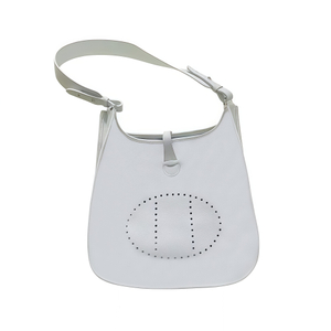 Women Simple Mini Crossbody Handbag with Hollow Letter Design