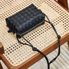 Fashionable Woven Mini Camera Shoulder Bag Luxury Casual Design