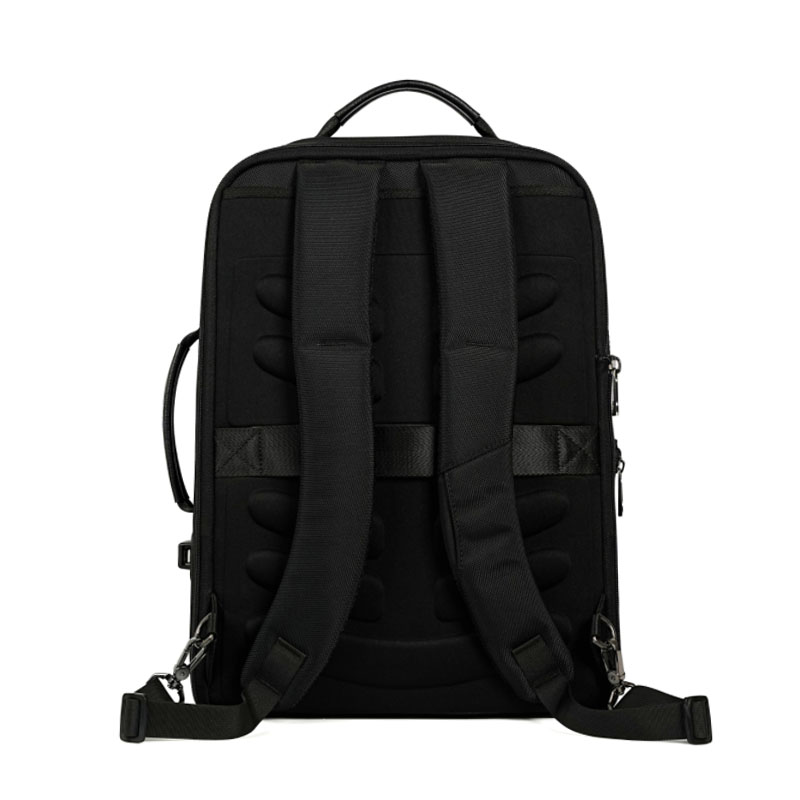 Custom Multifunction Genuine Leather Backpack Waterproof Laptop Backpack For Men