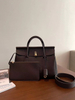 Custom Genuine Leather Large Capacity Handbag High Quality Tote Bag with Pouch Designer Bags for Women