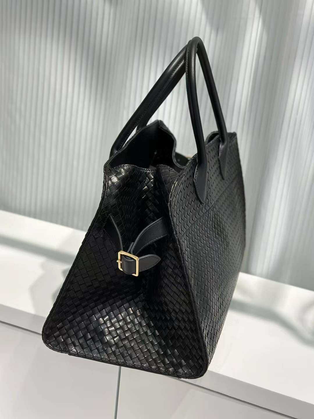 Luxurious Crocodile Texture Solid Black Purse Female Handbag