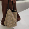 Canvas Denim Bucket Bag for Women New Large Capacity Tote Bag