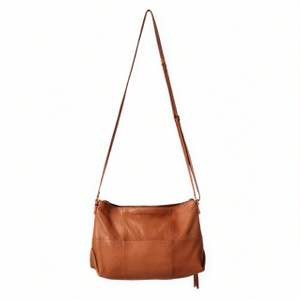 Luxurious Soft Leather Hobo Handbag with Shoulder Strap for Women