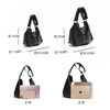  Soft Leather Slouchy Bag Shoulder Purse Black Tote Bag